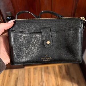 Kate Spade Black Leather Crossbody Bag